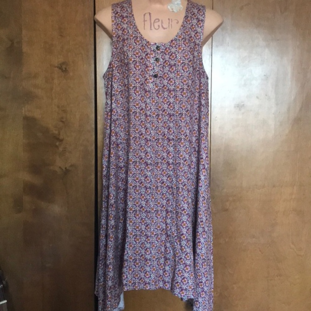 Simply Noelle Patterned Dress Size Small